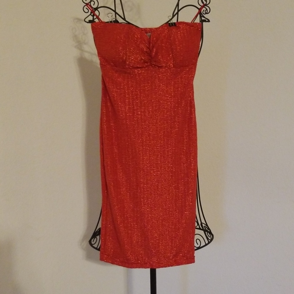 Sexy red dress